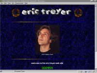 Screenshot: Eric Troyers Homepage