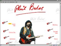 Screenshot: Phil Bates' Homepage